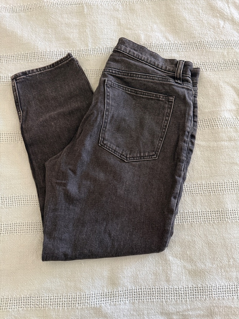 Abercrombie & Fitch High Rise Black Wash Jeans